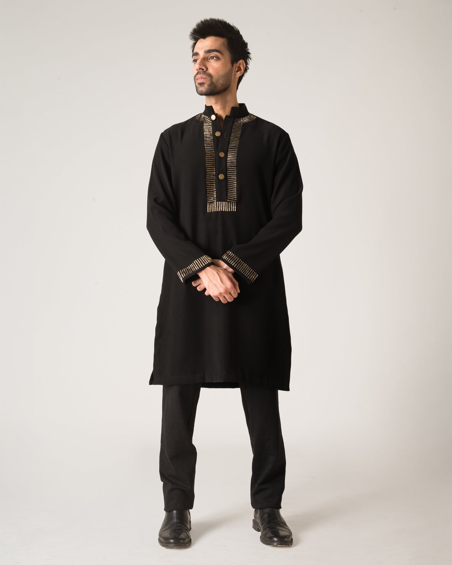 Parallel Embellished Kurta SET