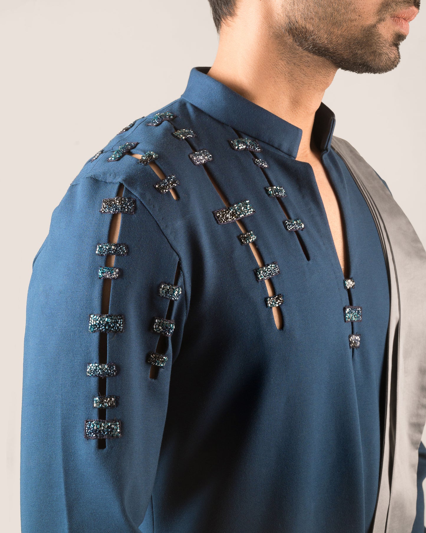 Slit Kurta Dhoti set