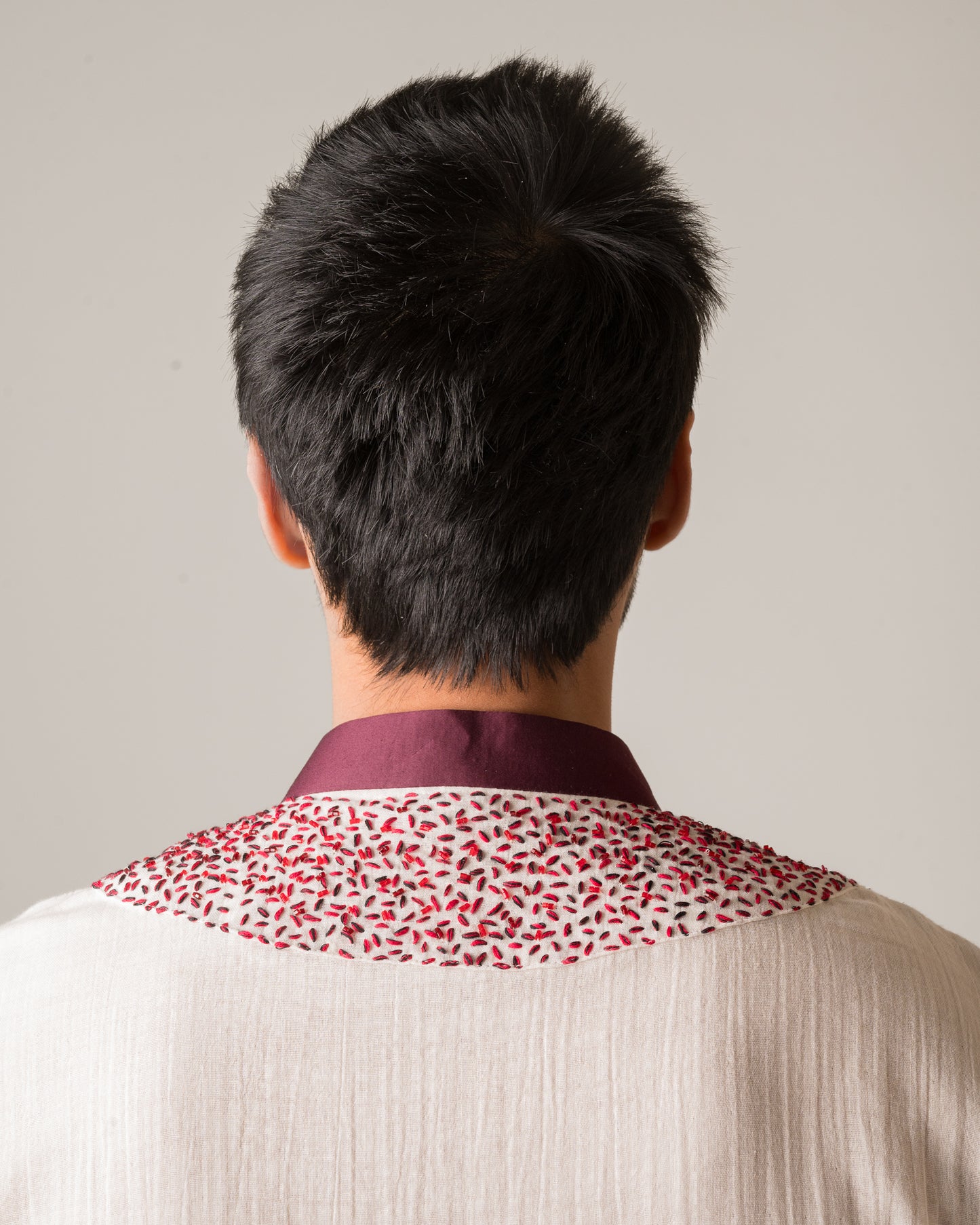 Scatter Yoke n Cuff Kurta