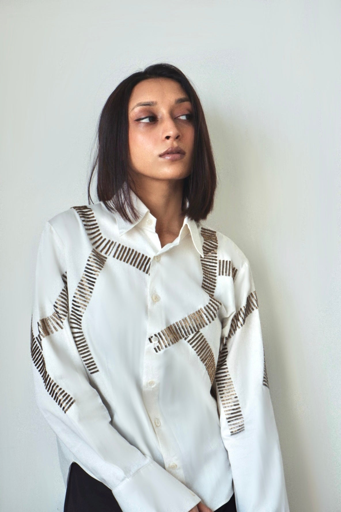 Crossroads Shirt- Off White