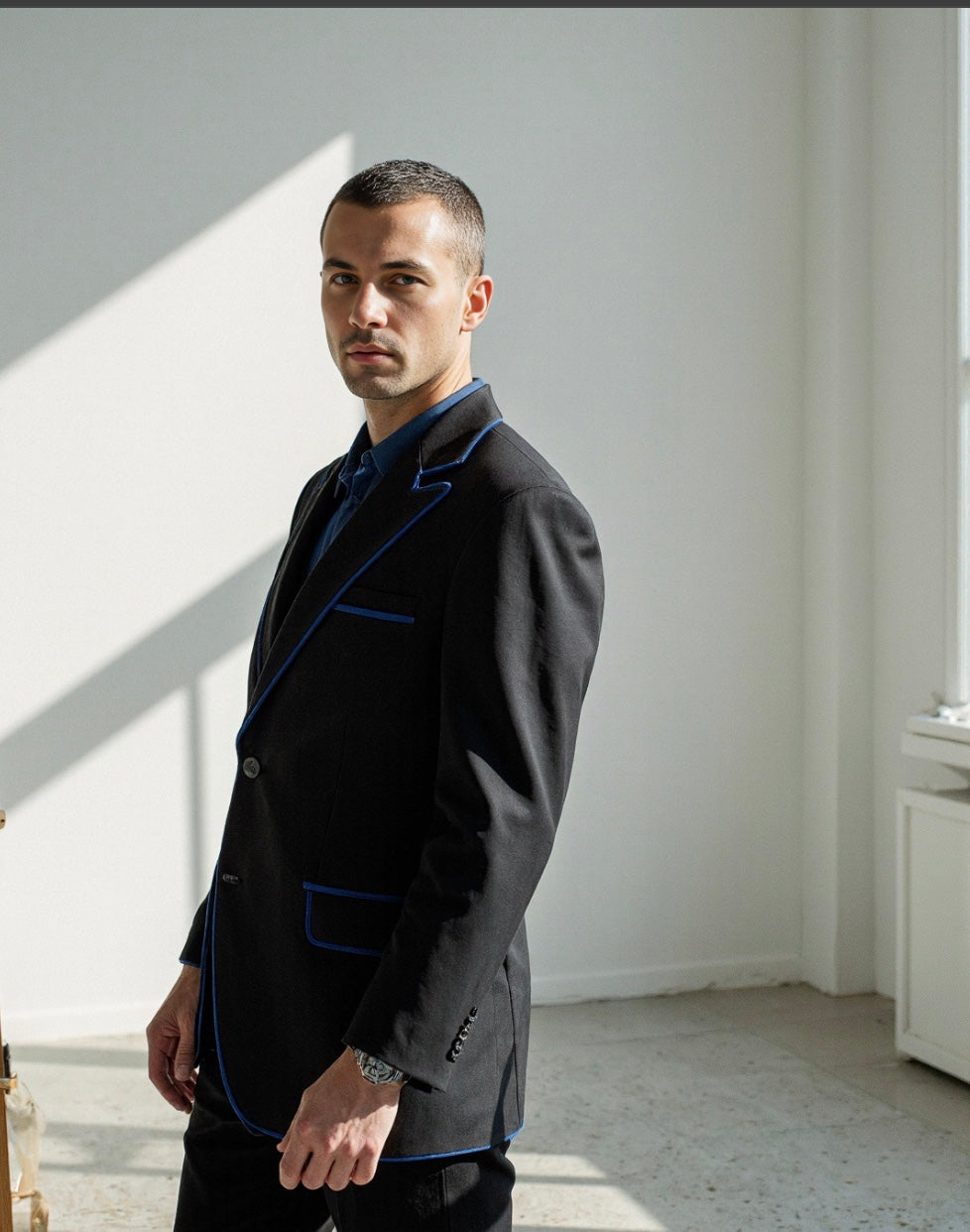 The Midnight edge Blazer Set