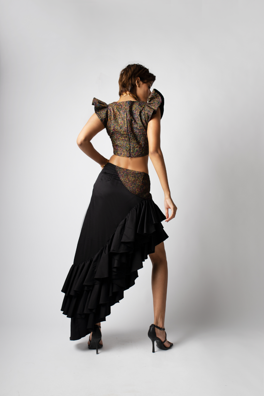 Threadmess Frill Top