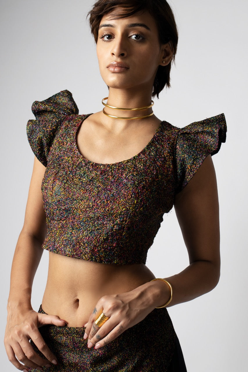 Threadmess Frill Top