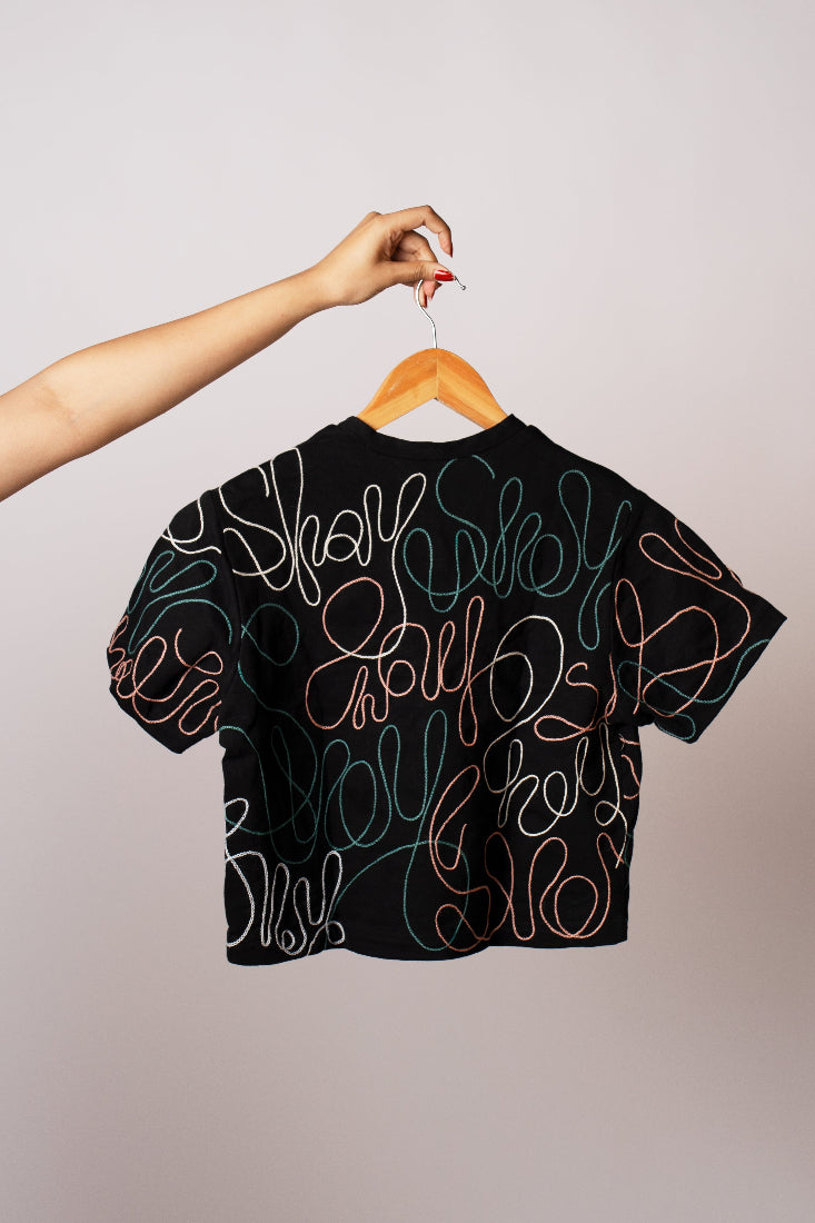 Shay Hand-embroidered Tee