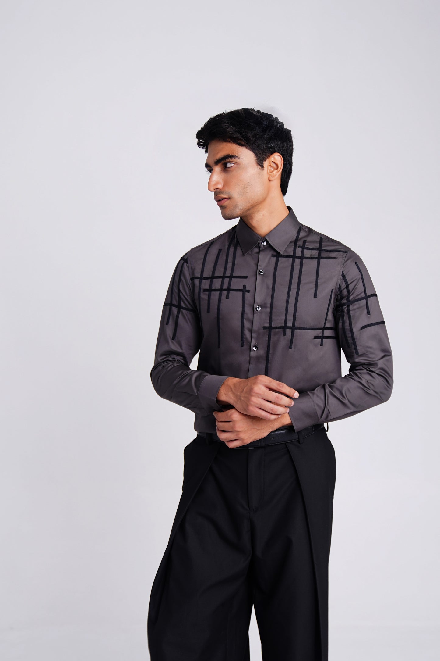 Grey Intersection Shirt