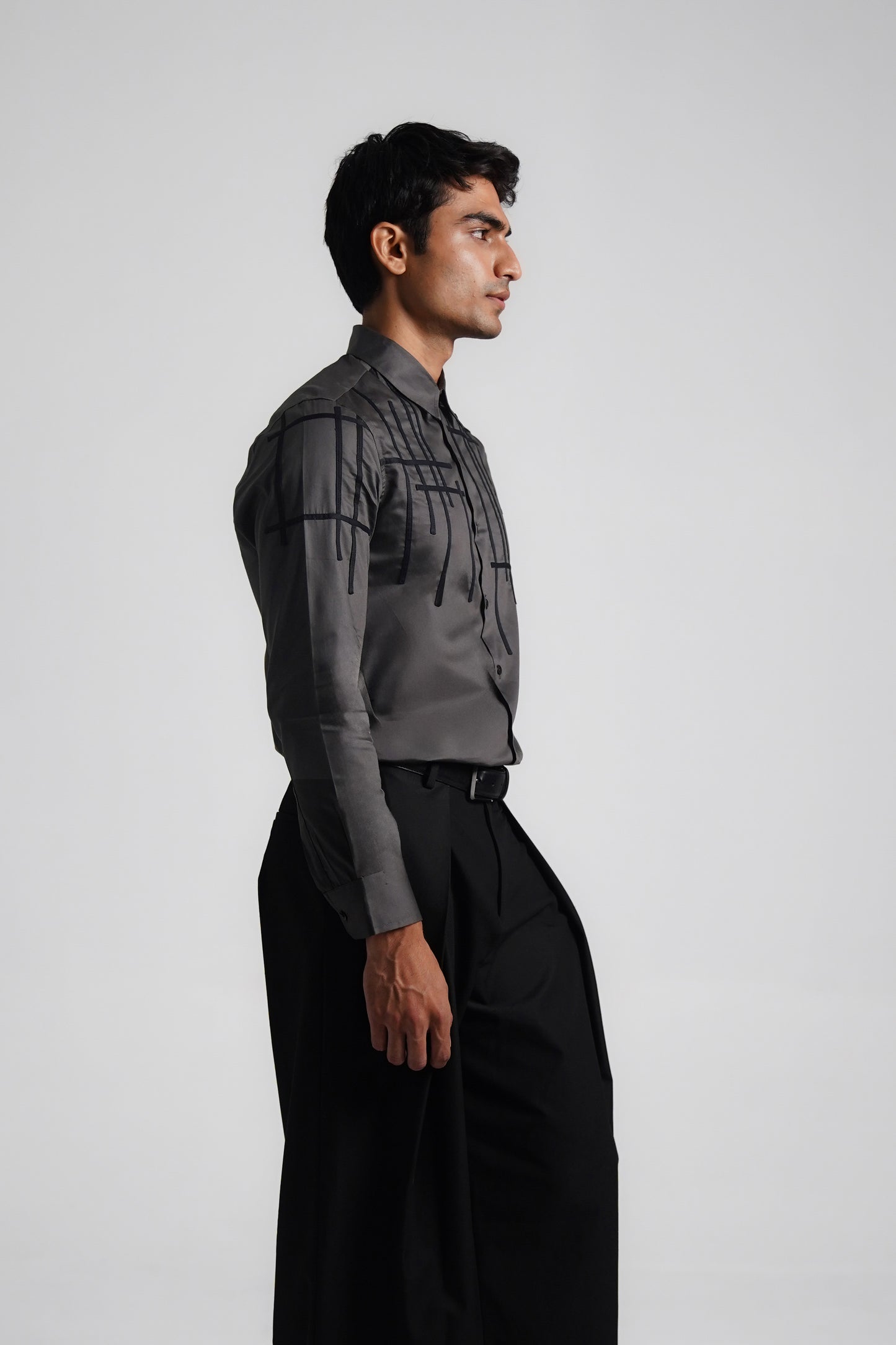 Grey Intersection Shirt