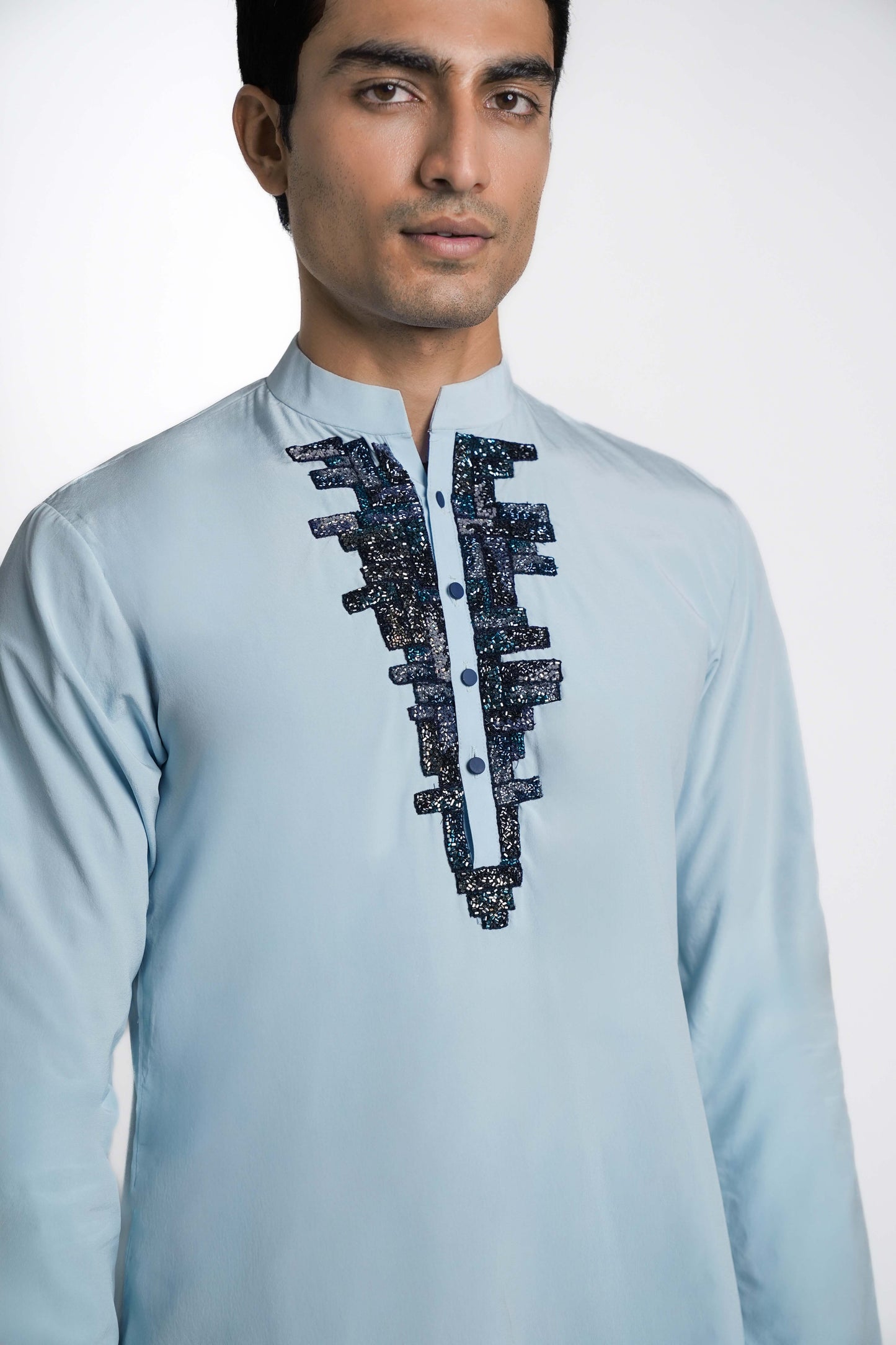 Silk Crepe Kurta