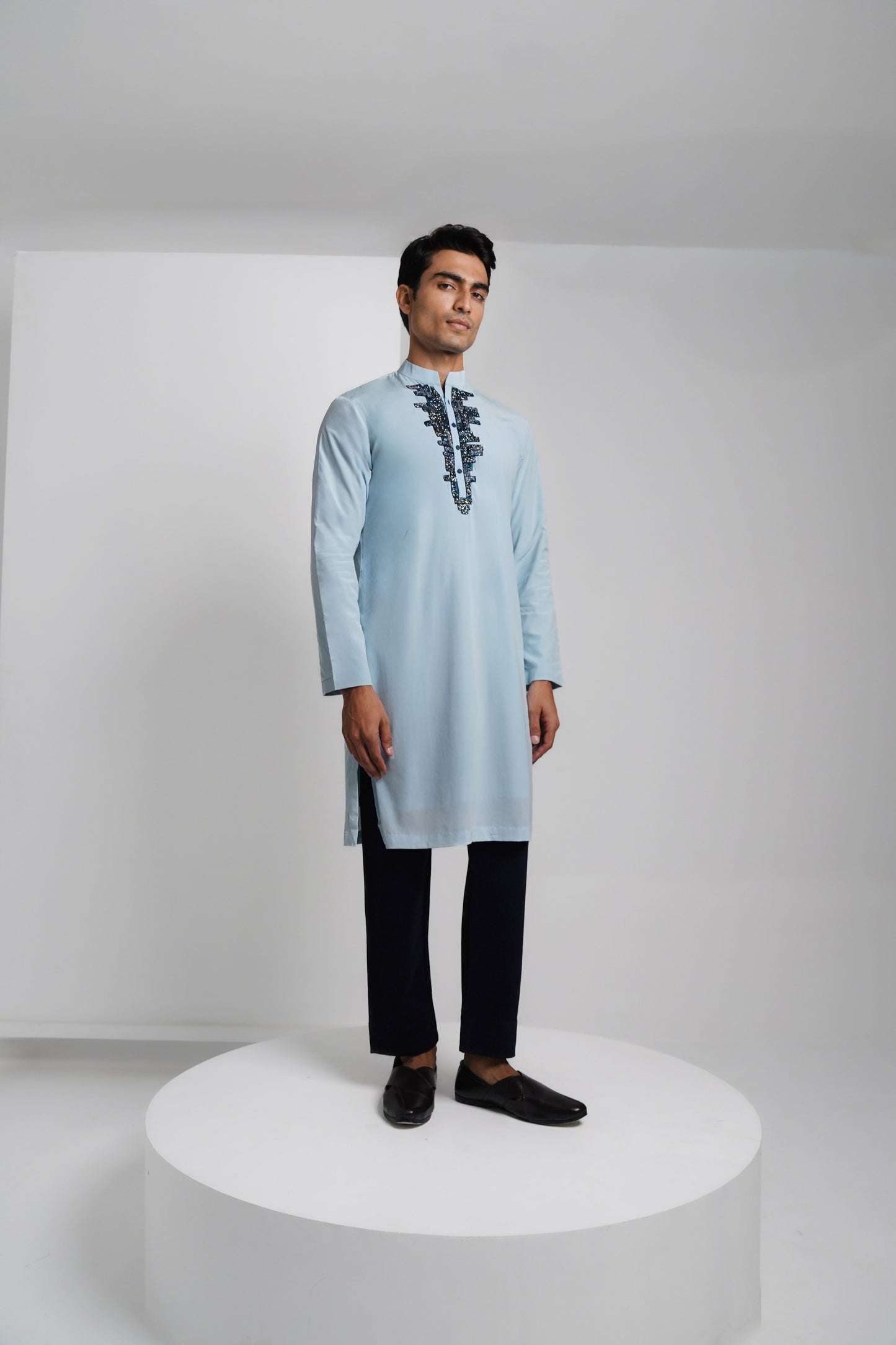 Silk Crepe Kurta
