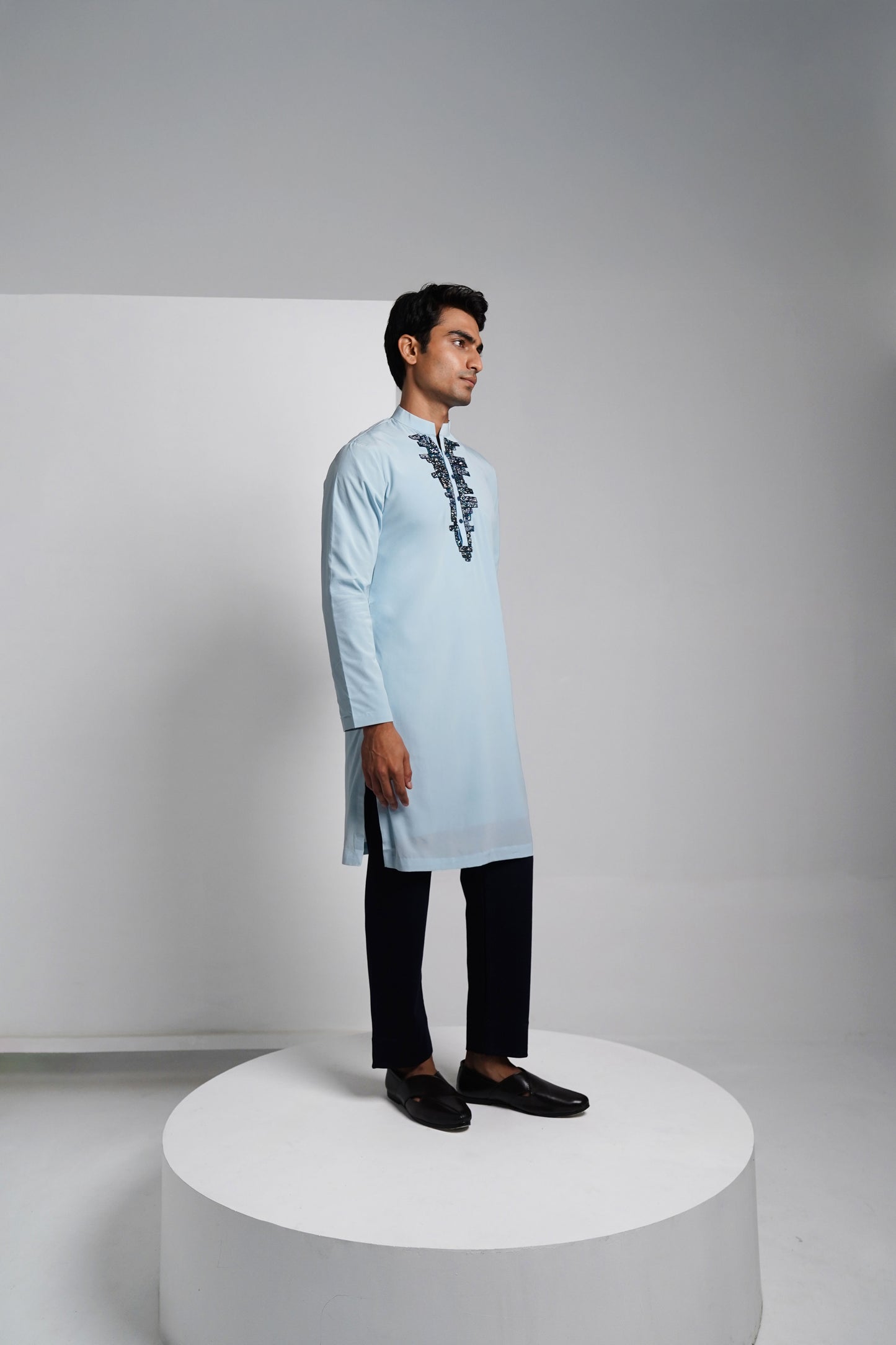 Silk Crepe Kurta