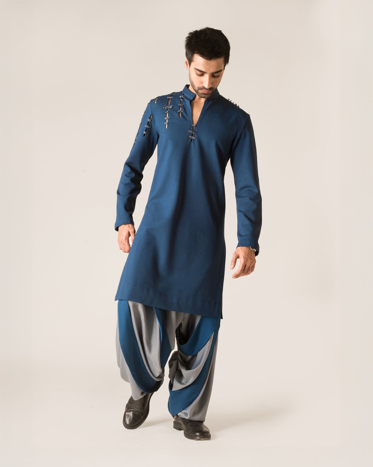 Slit Kurta Dhoti set