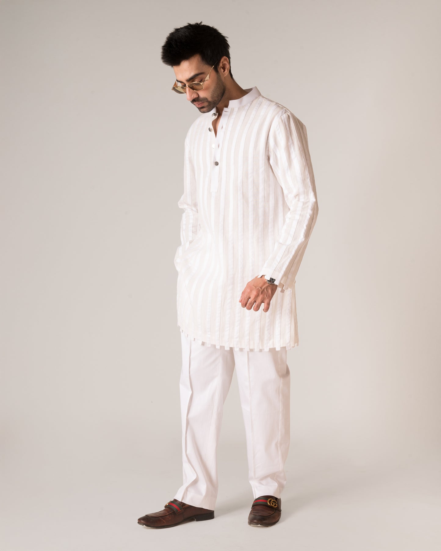 Protruding Panel Kurta SET