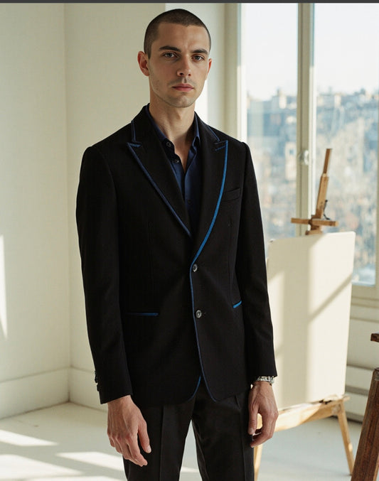 The Midnight edge Blazer Set