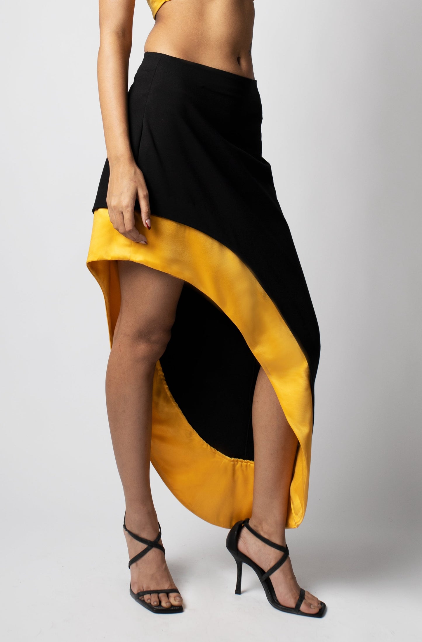 Mango trim skirt