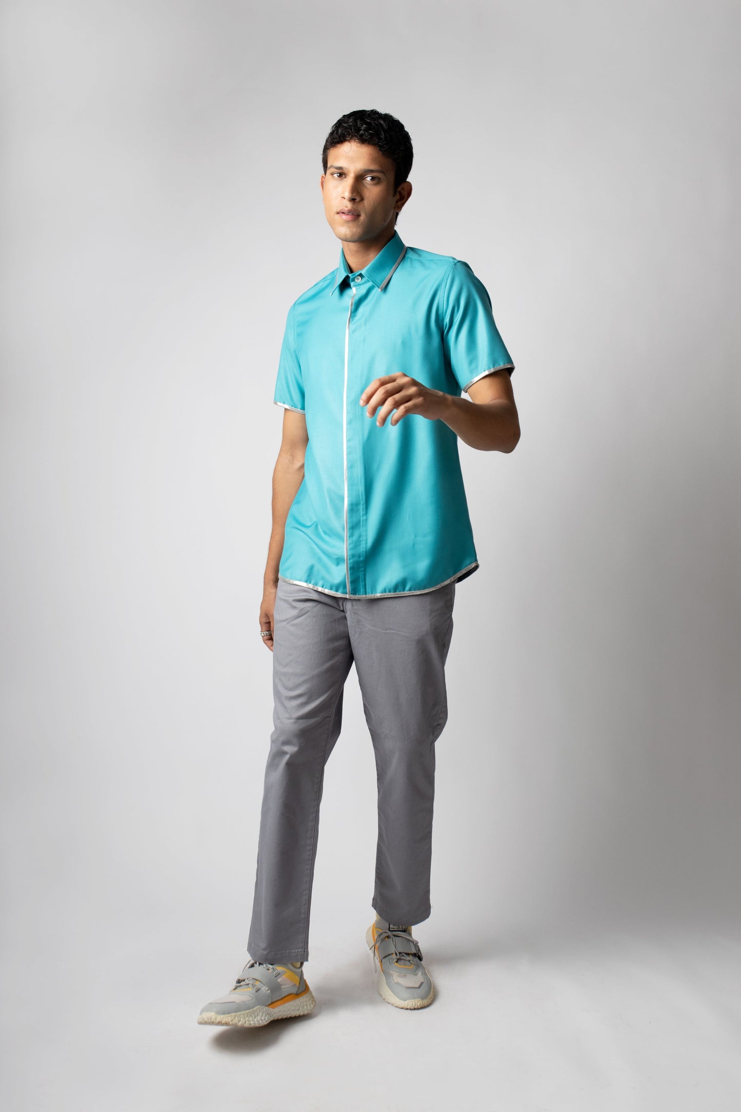 Silver Linings Shirt: Aqua