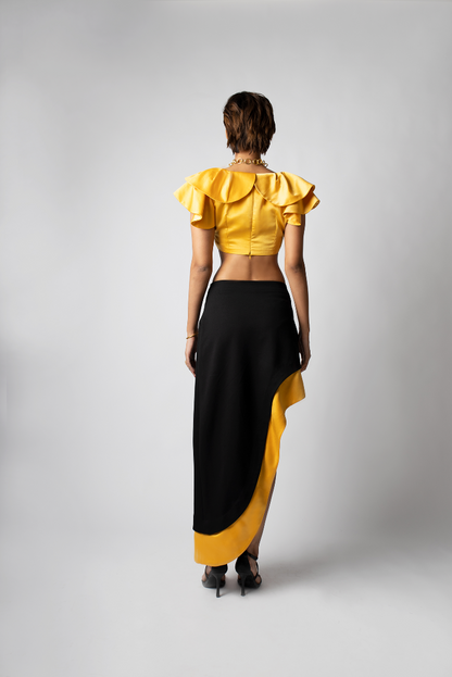 Mango trim skirt